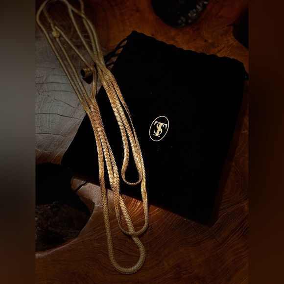 Gold plated Sylvia Toledano snake chain - Picture 9 of 9